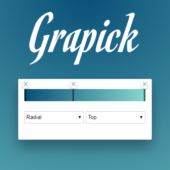 グラデーションをWEB上で設定に便利なカラーピッカー「grapick」