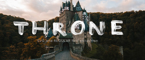 【商用可】アナログ感のあるドローイングフリーフォント「THRONE」