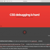 CSSのデバッグは、けっこう難しい