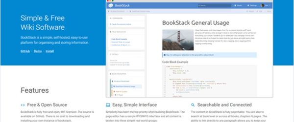チームで管理できるオープンソースのナレッジ管理システム・「BookStack」