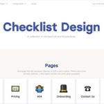 ログインページや値段表、コンタクトフォームなどのUI/UXをより良くするためのチェックリスト・「Checklist Design」