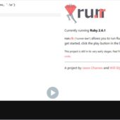 ブラウザでRubyのコードを実行テストできる・「run.rb」