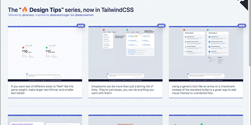 最近のWebサイトでよく見かけるUI要素をデザインするCSSの実装テクニックのまとめ -Design Tips in TailwindCSS