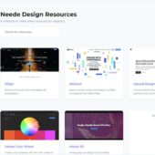 Webデザイナー向けに役立ちそうなリソースをまとめている・「Neede Design Resources」