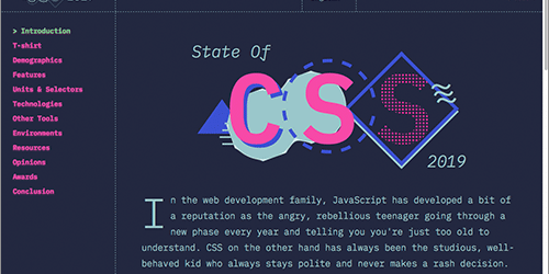 2019年、CSSのプロパティ・機能やツールについて使用状況や認知度を徹底調査 -The State of CSS 2019