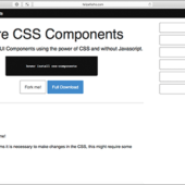 JavaScriptは無し、CSSで実装されたUIコンポーネントのまとめ -Pure CSS Components