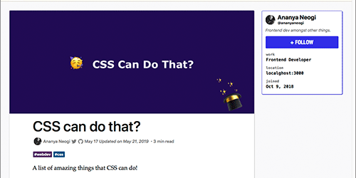 CSSでここまでできるのか！知っておくと便利なCSSのプロパティや疑似要素のまとめ