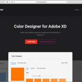 Adobe XD用の高機能な無料カラーツール、UIデザインに適した色の組み合わせを生成する優れもの -Color Designer