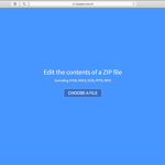 zipファイルの中身を安全に確認でき、編集ができる無料Webアプリ -Zipadee