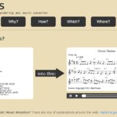 ABC記譜法を自動で楽譜化、音源化したりダウンロード出来るようにするスクリプト・「abc.js」