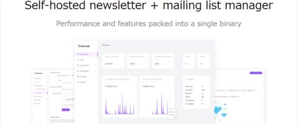 モダンなダッシュボードのOSSなメールマガジン・メーリングリストマネージャ・「listmonk」