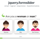 入力フォームをスライダー形式にグラフィカルにできる「jquery.formslider」