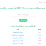 シンプルな統計付きのオープンソースなURL短縮ツール・「URL Shortener」