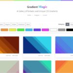 ユニークなCSSグラデーションをコレクションしている・「Gradient Magic」