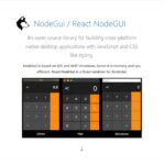 JavaScriptやCSSを書く感覚でクロスプラットフォームに対応できるデスクトップアプリを作るためのライブラリ・「NodeGUI」