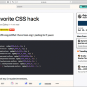 CSSで実装したレイアウトの構造や階層を簡単に確認できる、私のお気に入りのCSSハック -My favorite CSS hack