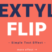 なめらかでFlashみたいなテキストアニメーション「TextyleFLIP.js」