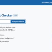 指定したWebページ内にあるリンクやボタン等のデフォルト時、ホバー時、フォーカス時のアクセシビリティチェックをしてくれる・「Button Contrast Checker」