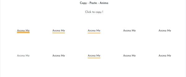 CSSによるアニメーションエフェクトの動作確認しながらコードをコピーできる・「CSS Animo」