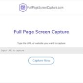 URLを入力すると、そのWebページの全体スクリーンショットを撮ってくれる・「Fullpagescreencapture.com」