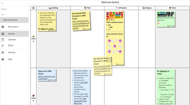 シンプルで使いやすいオープンソースのカンバン風タスク管理ツール Kanban Board App のご紹介 Webデザイン参考記事まとめアプデ