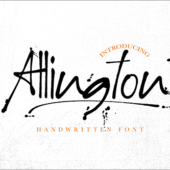 有料フォントが期間限定で無料！カジュアルでスタイリッシュな雰囲気の手書きフォント -Allington
