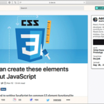 HTMLとCSSも進化している！JavaScriptを使用せずに、HTMLとCSSだけで実装できるUI要素のまとめ
