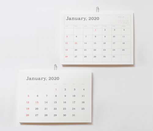 21年版 おしゃれな壁掛けカレンダー12選 北欧 かわいい シンプルなデザインもおすすめ のご紹介 Webデザイン参考記事まとめアプデ