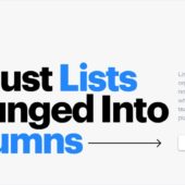 チェックボックスや画像を含んだリスト表を作れるカンバンライクなWebアプリ・「columns」