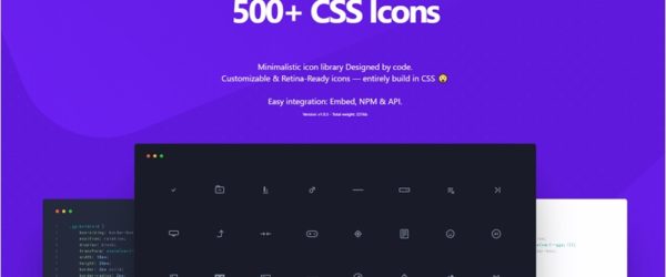 CSSだけで作られた500以上ものカスタマイズ可能なミニマルアイコン・「css.gg」