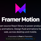 React用アニメーションライブラリ「Framer Motion」