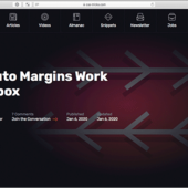 CSS Flexboxでナビゲーションを実装する時に役立つ、オートマージン（margin: auto;）の便利な使い方