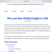 CSSの便利なプロパティmin-widthとmax-width、min-heightとmax-heightの効果的な使い方のまとめ