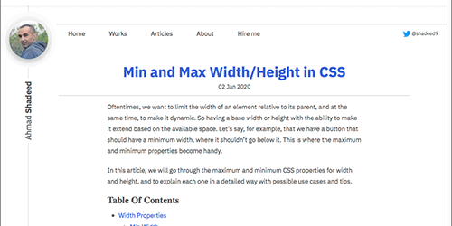 CSSの便利なプロパティmin-widthとmax-width、min-heightとmax-heightの効果的な使い方のまとめ