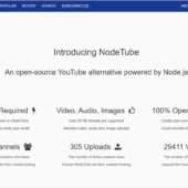 Youtubeのように動画投稿ができるNode.jsベースのオープンソースソフトウェア・「NodeTube」