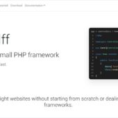 中小規模のWebアプリを構築するためのオープンソースの軽量PHPフレームワーク・「Wolff」