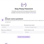 分かりやすそうなパスワードを生成するパスワードジェネレーター・「Easy Peasy Password」