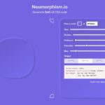 ソフトなCSS Shadowを作れるシンプルなWebアプリ・「Neumorphism.io」