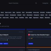 開発者向けの様々なチェックリストを公開している・「Checklist」