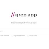 GitHubの50万以上の公開リポジトリから正規表現でコードを高速検索できるWebアプリ・「grep.app」