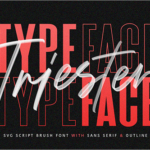 有料フォントが今週末まで無料！SVGフォントを使ってみたい人にぴったりなフォント -Triester SVG Brush Font