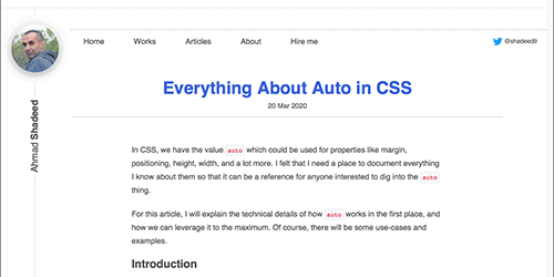 CSSのプロパティ値「auto」を使ったテクニックのまとめ、マージンやサイズや配置やFlexboxなど