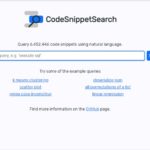 コードスニペットを自然言語で検索できる・「CodeSnippetSearch」