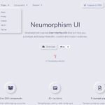 Neumorphism(ニューモーフィズム)にインスパイアされたUIキット・「Neumorphism UI」