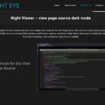 任意のWebページのソースコードをダークモードで表示、コード整形も可能なブラウザ拡張・「Night Viewer」