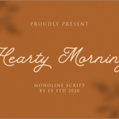 おしゃれな有料フォントが今週末まで無料！女子向けのデザインにぴったり、かわいいフォント -Hearty Morning