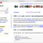 CSSの新しい疑似クラス:is()と:where() なんだこれ便利すぎる！
