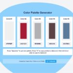 サクサク使えるシンプルなカラーパレット生成ツール・「Color Palette Generator」