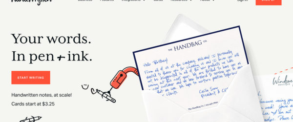 Handwrytten