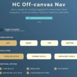 複数階層のハンバーガーメニュー実装「HC Off-canvas Nav」